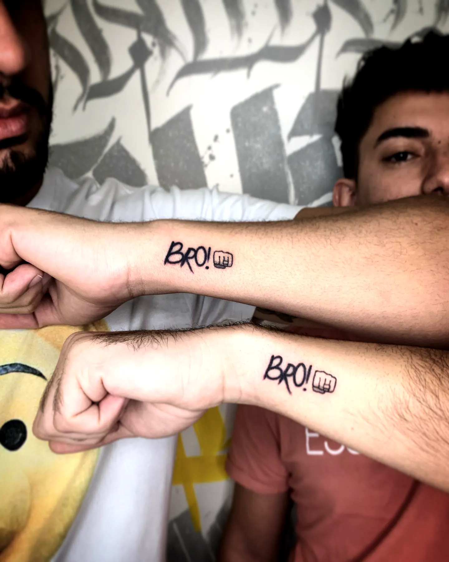 Minimalist Bro Forearm Tattoo Design