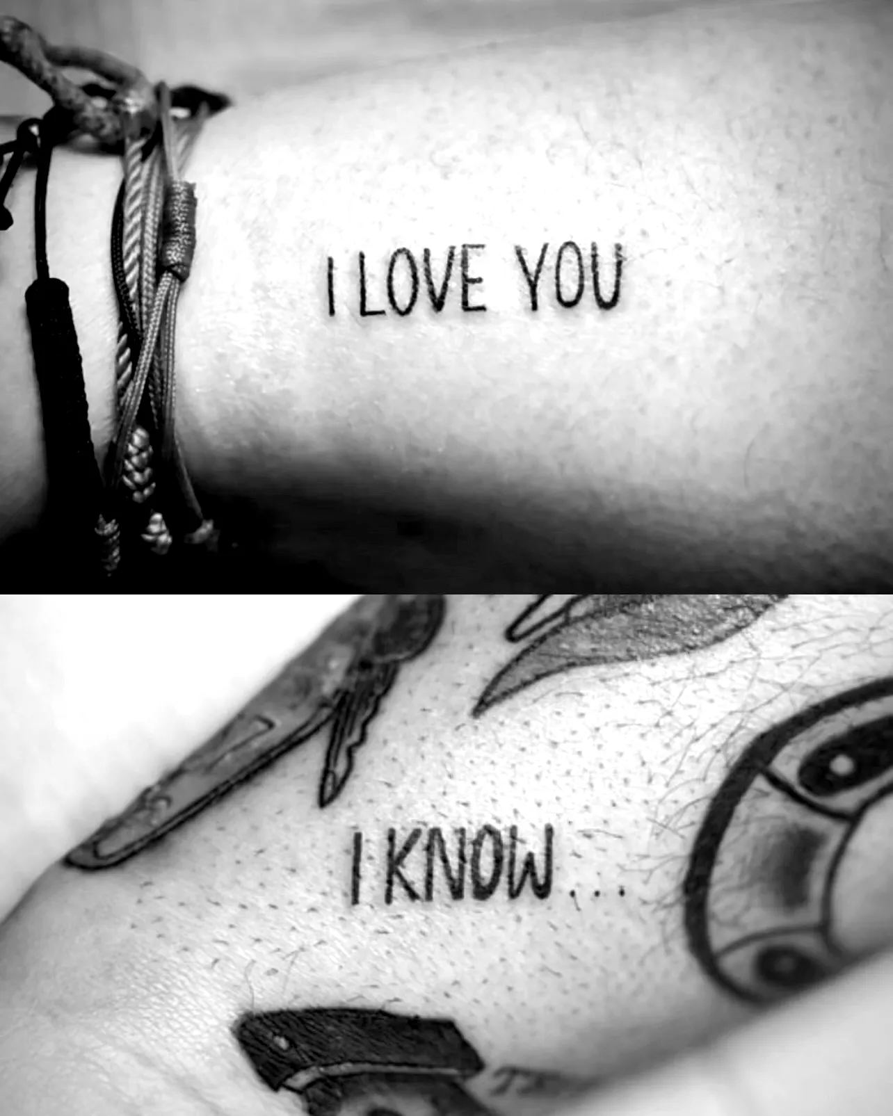 Minimalist Forearm Soulmates Tattoos