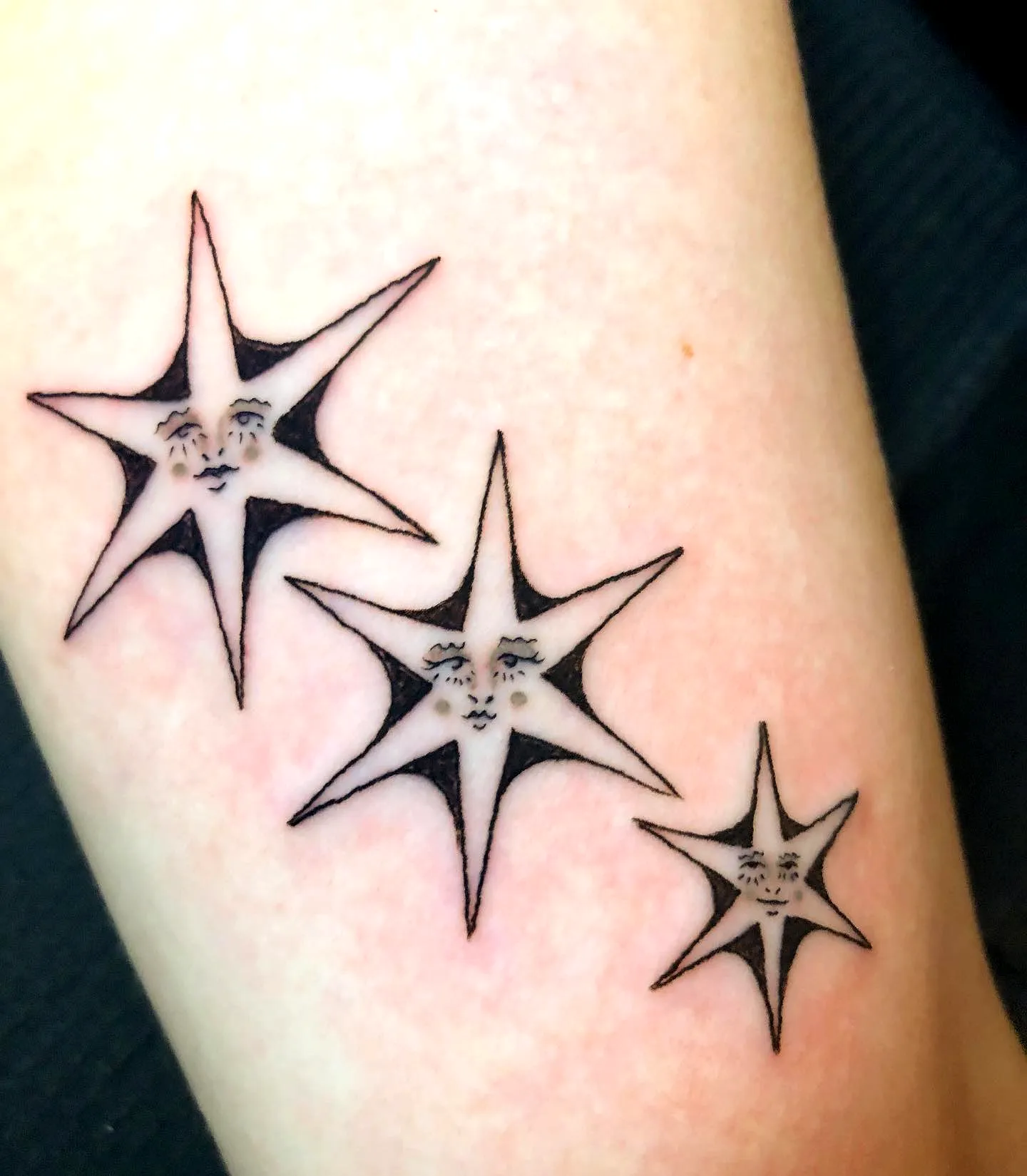 Minimalistic Star Forearm Tattoo