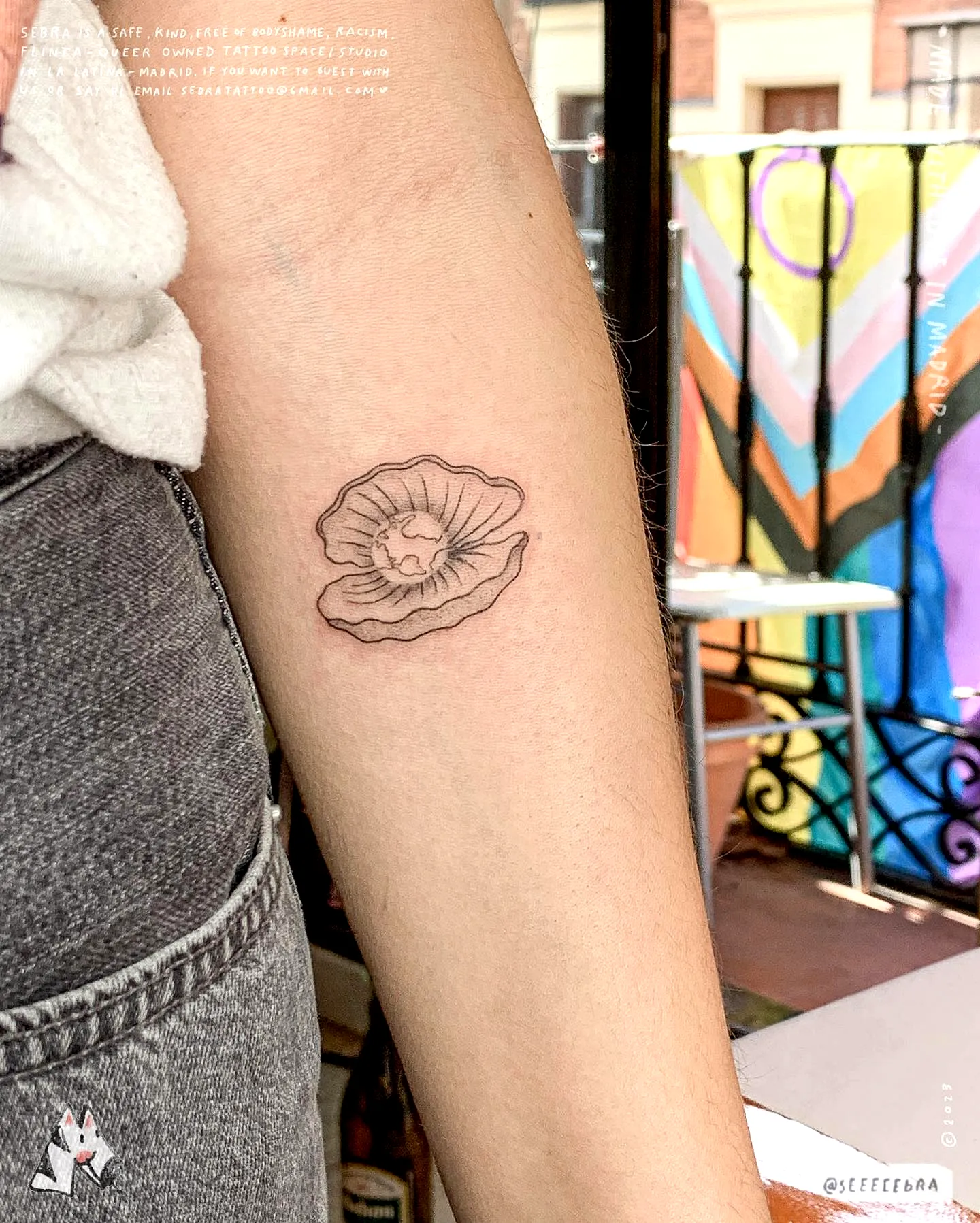 Mushroom Inner Forearm Tattoo