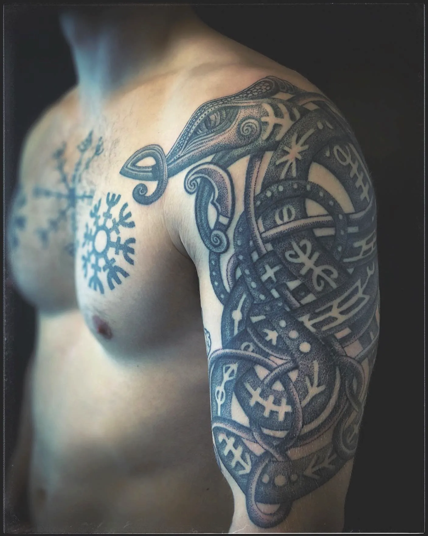 Octopus Upper Arm Tattoo Design