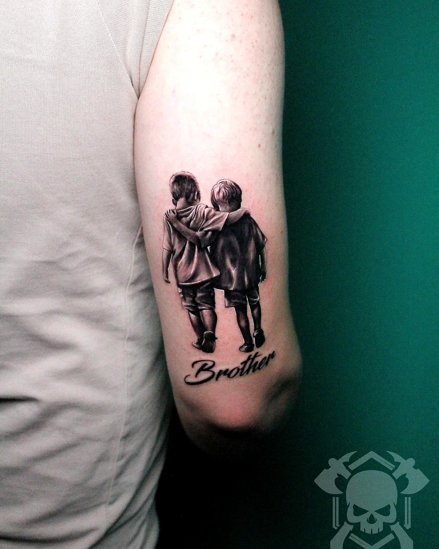 Realistic Bro Tattoos on Arm