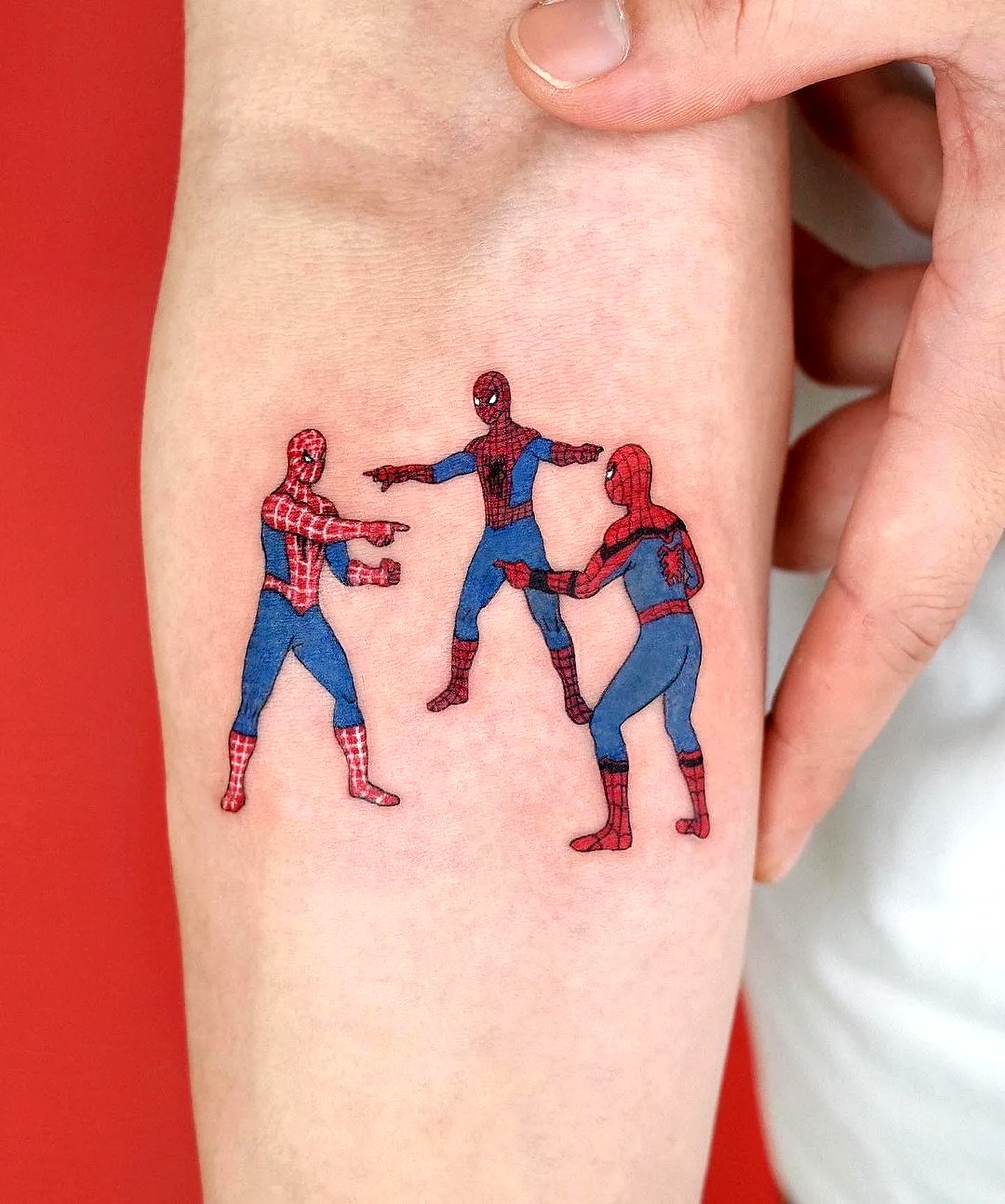 Spider-Man Forearm Tattoo Design