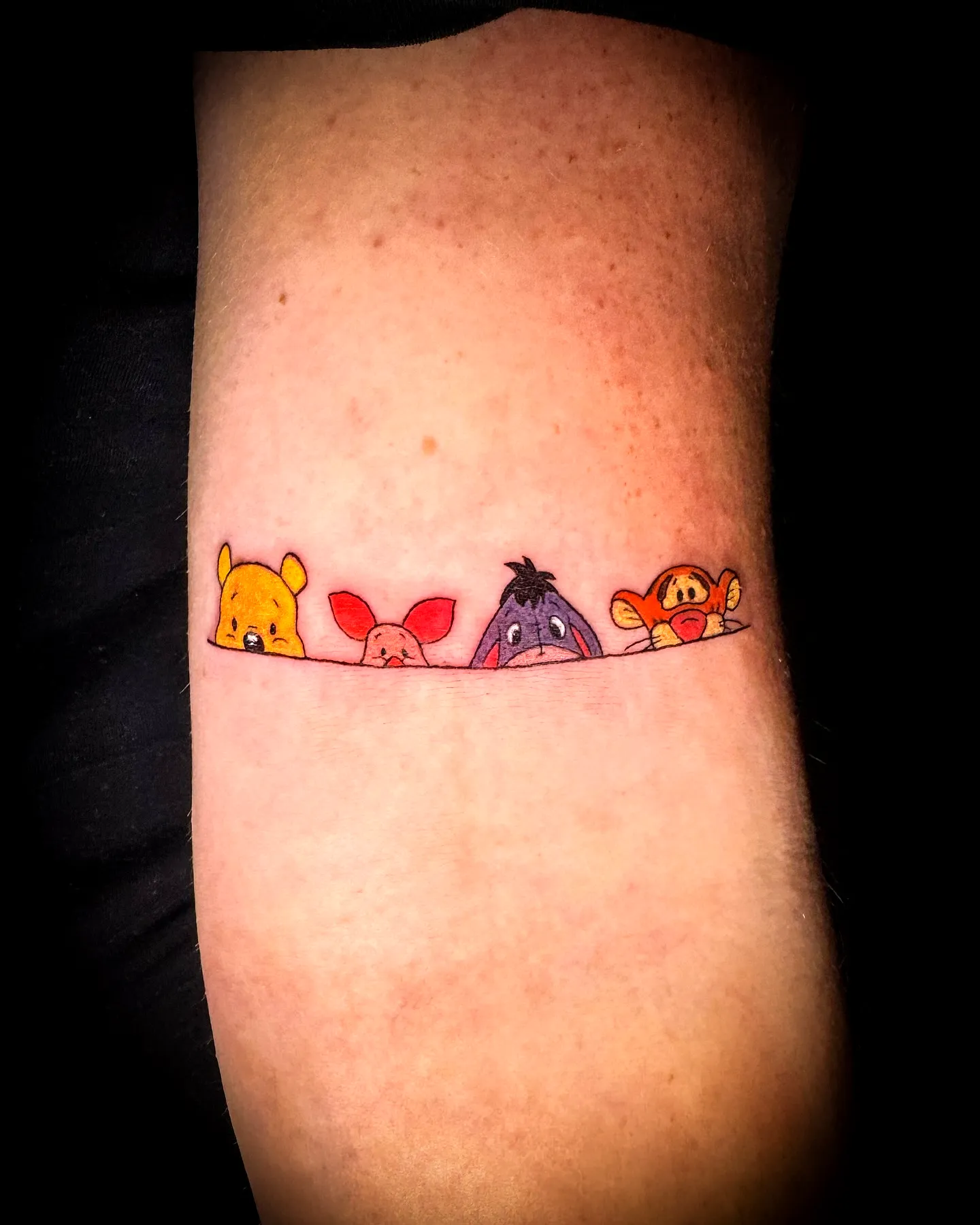Winnie-the-Pooh Forearm Tattoo Design